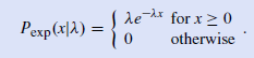 exponential distribution formula